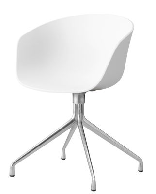 About A Chair AAC20 / AAC 20 Chair ALUMINIUM POLISHED / WHITE 2.0 Hay SINGLE PIECES
